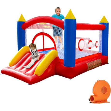 Batuut liumäega lastele 365 × 283 × 195 cm – PVC